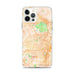 Custom Hollywood California Map iPhone 12 Pro Max Phone Case in Watercolor