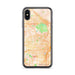 Custom Hollywood California Map Phone Case in Watercolor