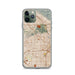 Custom Hollywood California Map Phone Case in Woodblock