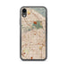 Custom Hollywood California Map Phone Case in Woodblock