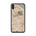Custom Hollywood California Map Phone Case in Woodblock