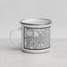 Left View Custom Hollywood Florida Map Enamel Mug in Classic