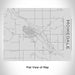 Rendered View of Homedale Idaho Map Engraving on 20oz Stainless Steel Insulated Bottle with Bamboo Top