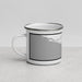Left View Custom Homer Alaska Map Enamel Mug in Classic