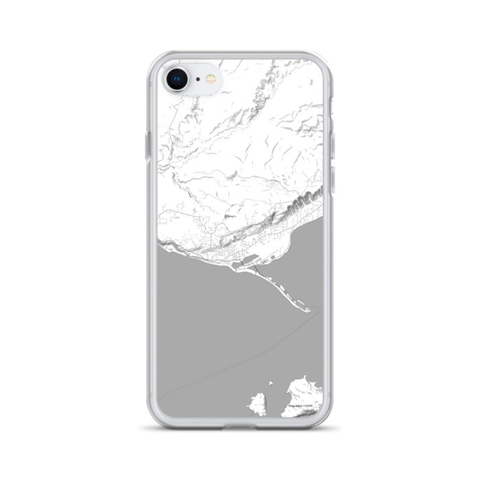 Custom iPhone SE Homer Alaska Map Phone Case in Classic
