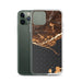 Custom Homer Alaska Map Phone Case in Ember
