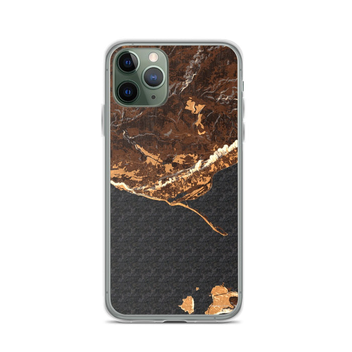 Custom iPhone 11 Pro Homer Alaska Map Phone Case in Ember