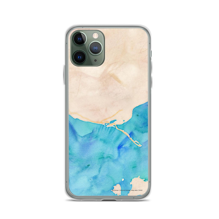 Custom iPhone 11 Pro Homer Alaska Map Phone Case in Watercolor