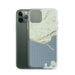 Custom Homer Alaska Map Phone Case in Woodblock
