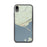 Custom iPhone XR Homer Alaska Map Phone Case in Woodblock