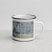 Right View Custom Homewood Illinois Map Enamel Mug in Afternoon