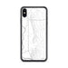 Custom Honey Creek Iowa Map Phone Case in Classic