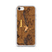 Custom Honey Creek Iowa Map Phone Case in Ember