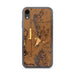Custom Honey Creek Iowa Map Phone Case in Ember