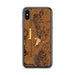 Custom Honey Creek Iowa Map Phone Case in Ember
