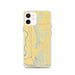 Custom Honey Creek Iowa Map Phone Case in Woodblock
