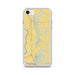 Custom Honey Creek Iowa Map Phone Case in Woodblock