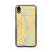 Custom Honey Creek Iowa Map Phone Case in Woodblock