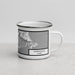 Right View Custom Honolulu Hawaii Map Enamel Mug in Classic
