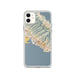 Custom Honolulu Hawaii Map Phone Case in Woodblock