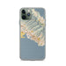 Custom Honolulu Hawaii Map Phone Case in Woodblock