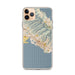 Custom Honolulu Hawaii Map Phone Case in Woodblock