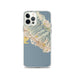 Custom Honolulu Hawaii Map iPhone 12 Pro Phone Case in Woodblock