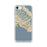 Custom Honolulu Hawaii Map iPhone SE Phone Case in Woodblock