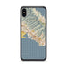 Custom Honolulu Hawaii Map Phone Case in Woodblock
