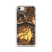 Custom Hood River Oregon Map Phone Case in Ember