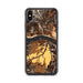Custom Hood River Oregon Map Phone Case in Ember