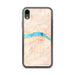 Custom Hood River Oregon Map Phone Case in Watercolor