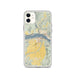 Custom Hood River Oregon Map Phone Case in Woodblock
