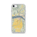 Custom Hood River Oregon Map Phone Case in Woodblock