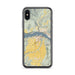 Custom Hood River Oregon Map Phone Case in Woodblock