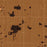 Hoosier Hill Indiana Map Print in Ember Style Zoomed In Close Up Showing Details