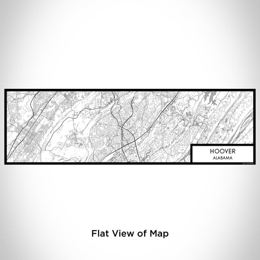 Flat View of Map Custom Hoover Alabama Map Enamel Mug in Classic