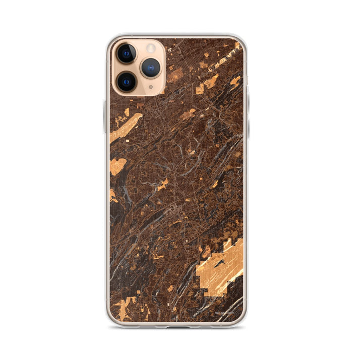 Custom Hoover Alabama Map Phone Case in Ember