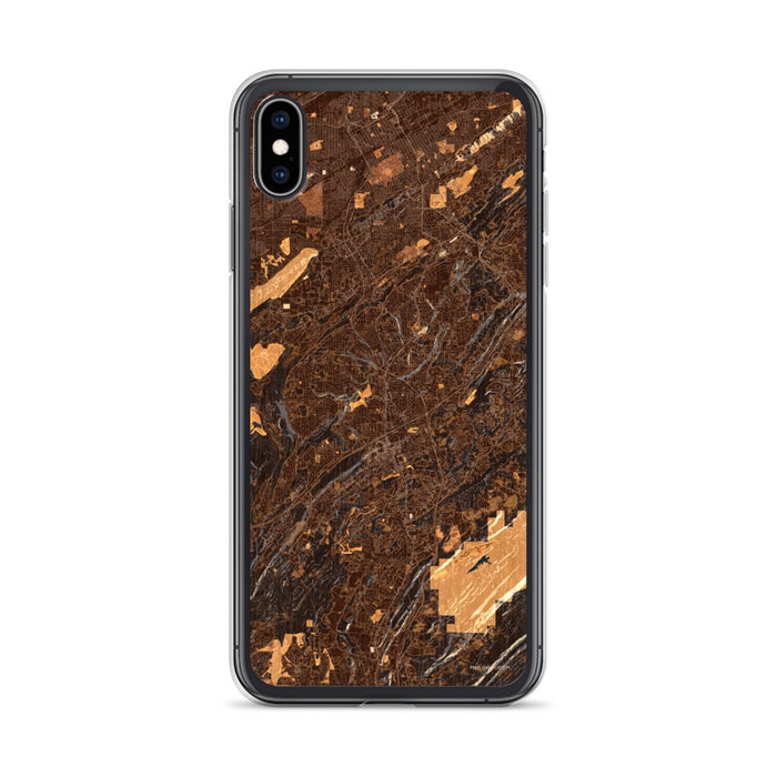 Custom Hoover Alabama Map Phone Case in Ember