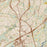 Hoover Alabama Map Print in Woodblock Style Zoomed In Close Up Showing Details