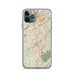 Custom Hoover Alabama Map Phone Case in Woodblock