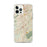 Custom Hoover Alabama Map iPhone 12 Pro Max Phone Case in Woodblock