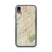 Custom Hoover Alabama Map Phone Case in Woodblock