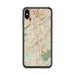Custom Hoover Alabama Map Phone Case in Woodblock