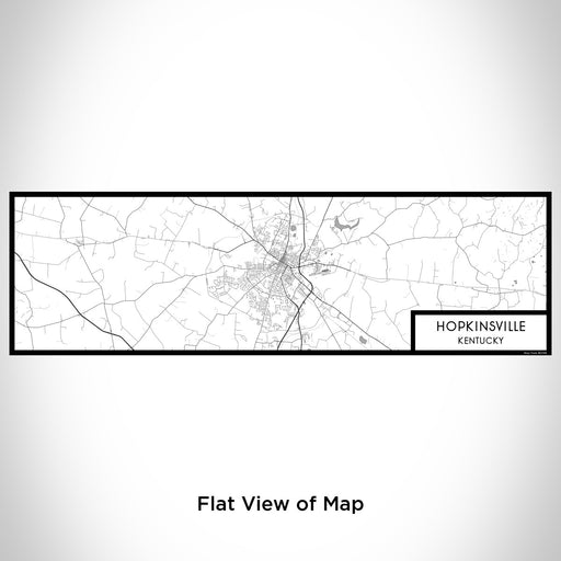 Flat View of Map Custom Hopkinsville Kentucky Map Enamel Mug in Classic