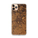 Custom iPhone 11 Pro Max Hopkinsville Kentucky Map Phone Case in Ember