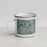 Left View Custom Horicon Wisconsin Map Enamel Mug in Afternoon