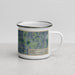 Right View Custom Horicon Wisconsin Map Enamel Mug in Afternoon