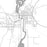 Horicon Wisconsin Map Print in Classic Style Zoomed In Close Up Showing Details