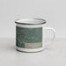 Right View Custom Hot Springs Arkansas Map Enamel Mug in Afternoon
